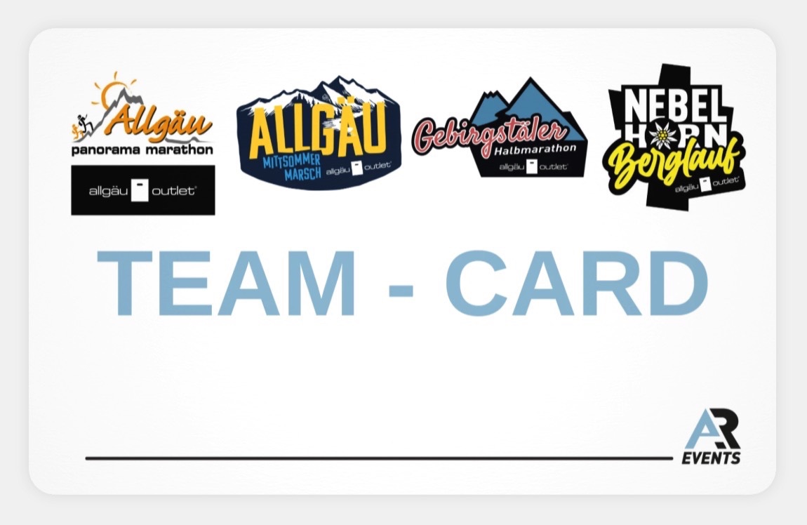 Die AR-Events-Teamcard